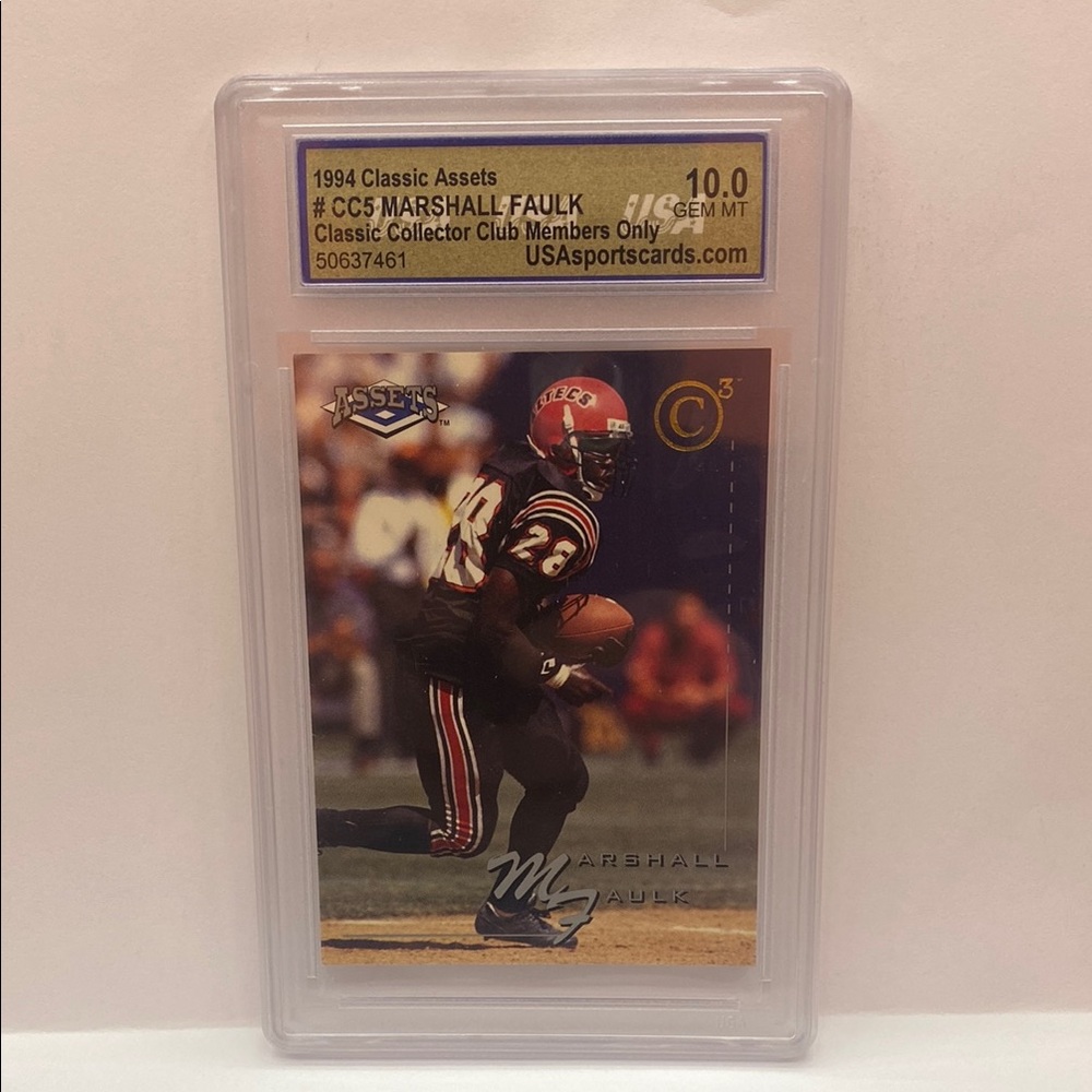 1994 Classic Assets Marshall Faulk San Diego State #CC5 (MISC15)